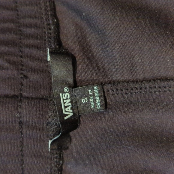 Vans Micro Mini Shorts Women's Size Small Black White Pockets - Picture 5 of 8
